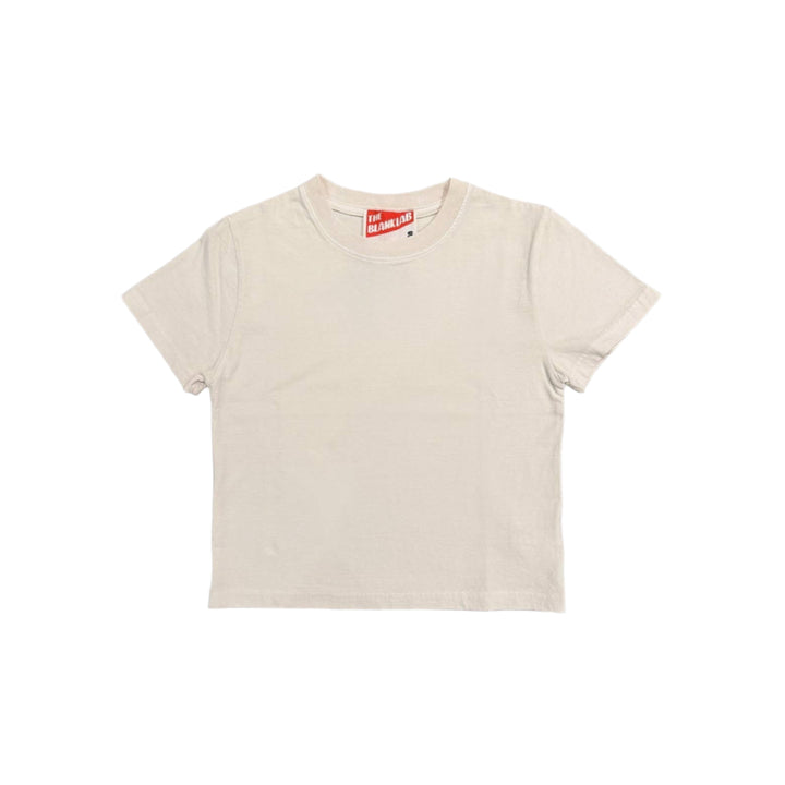 Mineral Washed Cotton Blank Cropped Tee