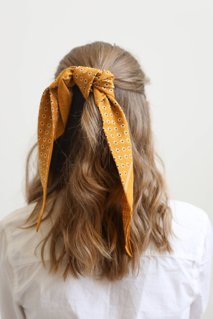 Daisy Flower Cotton Bandana