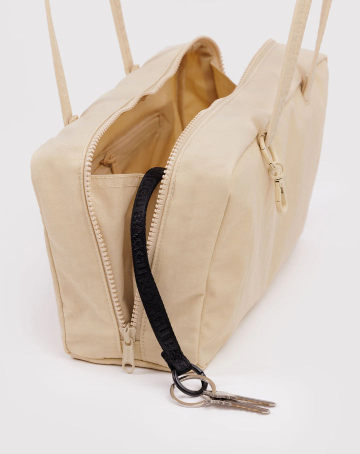 Baggu Nylon Bowler Bag - Custard