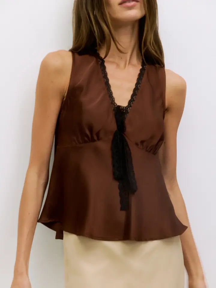 Aurora Lace Trim Top