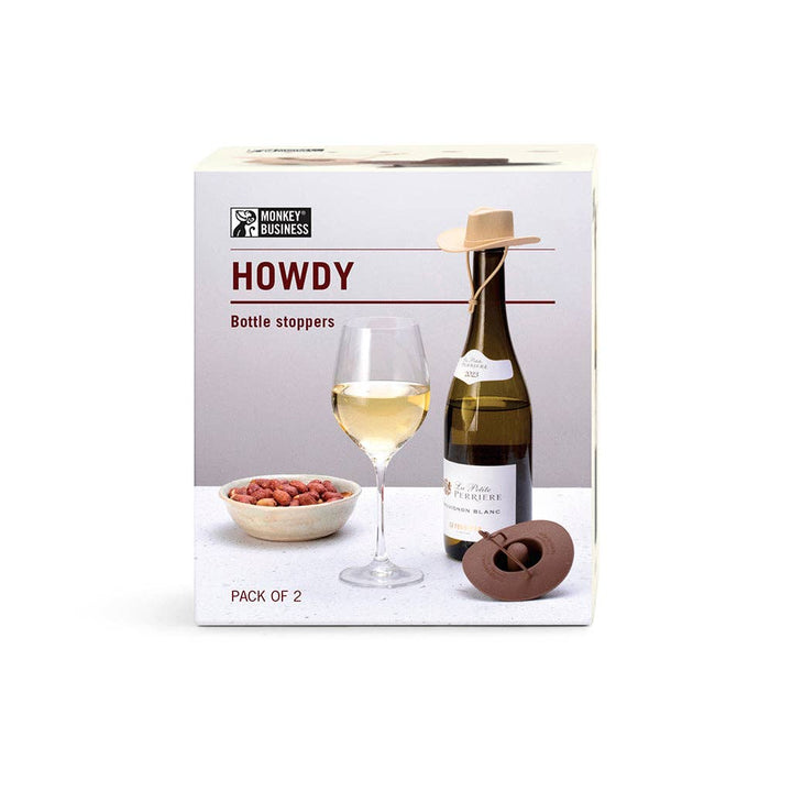 Howdy Cowboy Hat Wine Bottle Stoppers