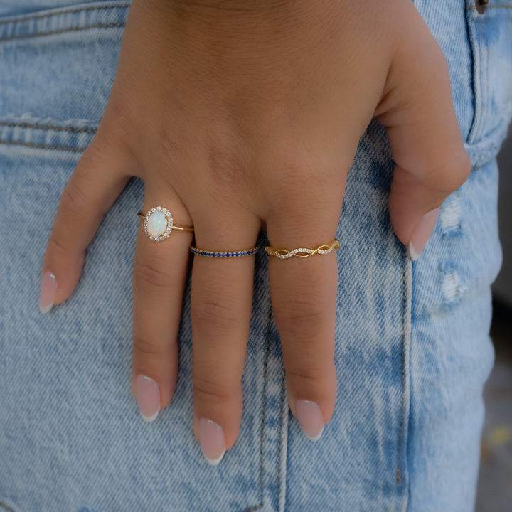 Oval Opal Ring
