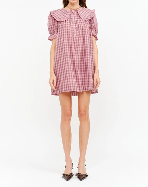 Jones Gingham Babydoll Dress