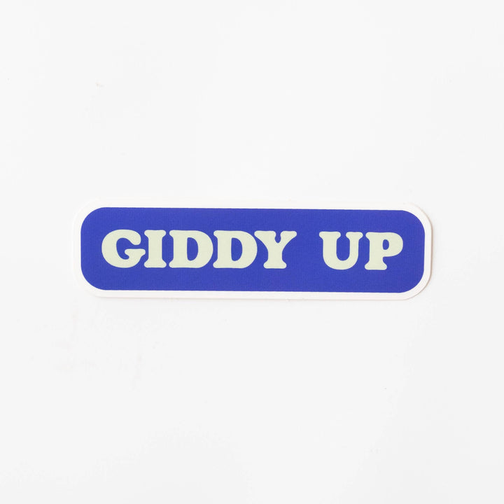 Giddy Up Vinyl Sticker Three-Pack