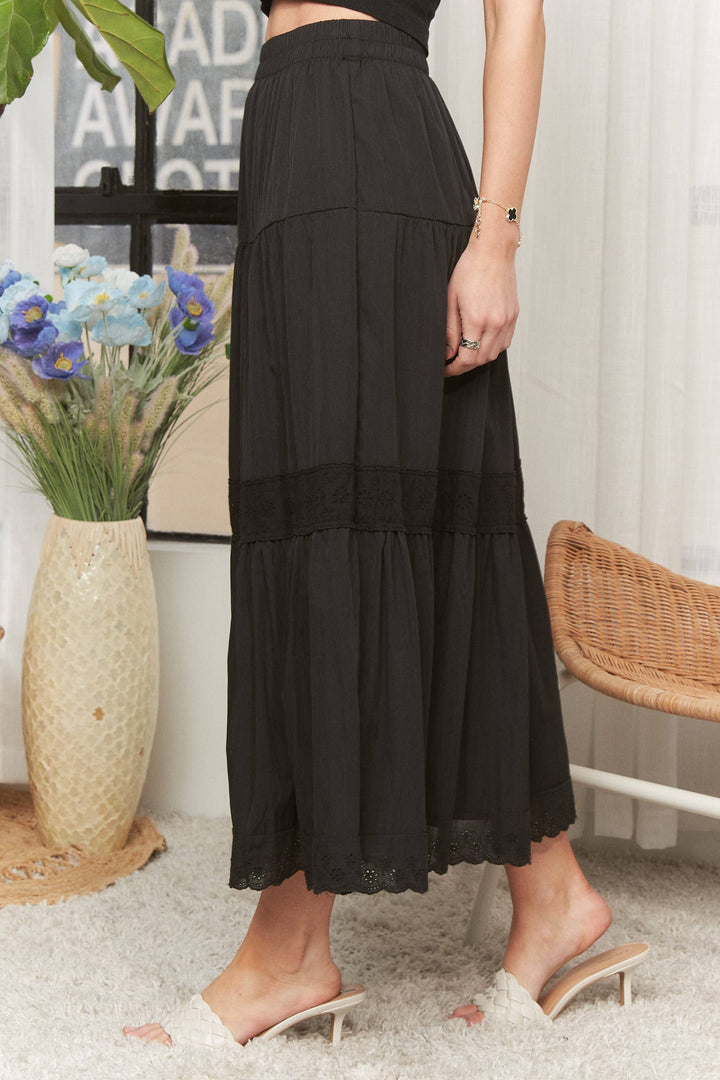 Isabella Boho Maxi Skirt