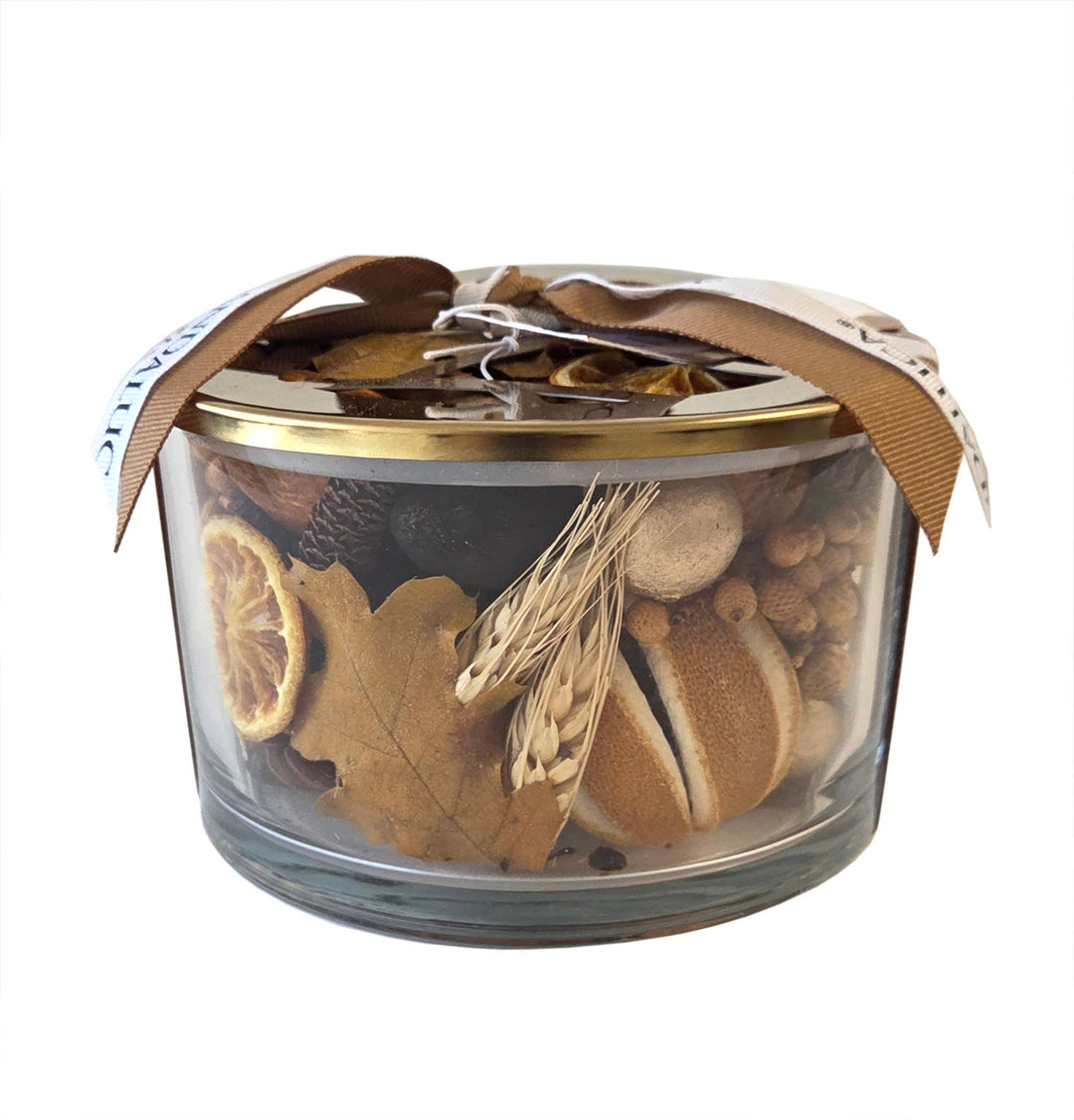 Blissful Harvest Glass Bowl Potpourri