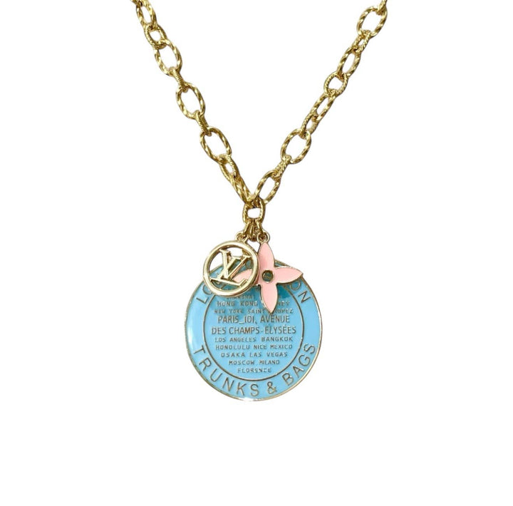 Repurposed LV Vintage Coin Necklace