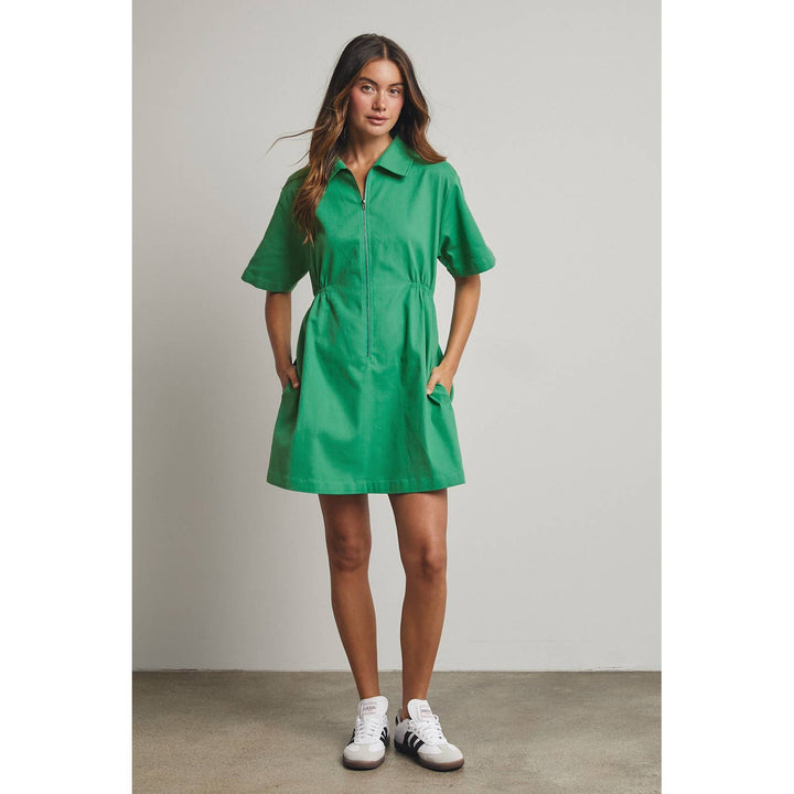 Noelle Denim Utility Mini Dress