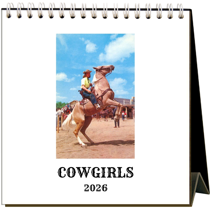 Cowgirls 2026 Desk Calendar