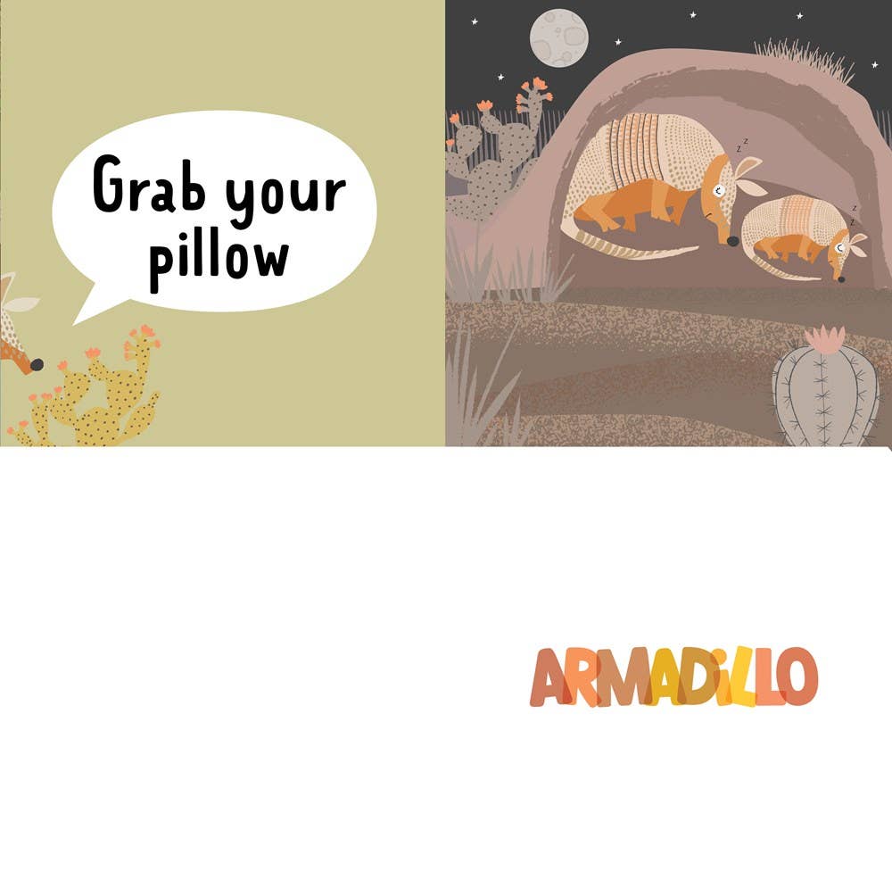Grab Your Pillow, Armadillo Book
