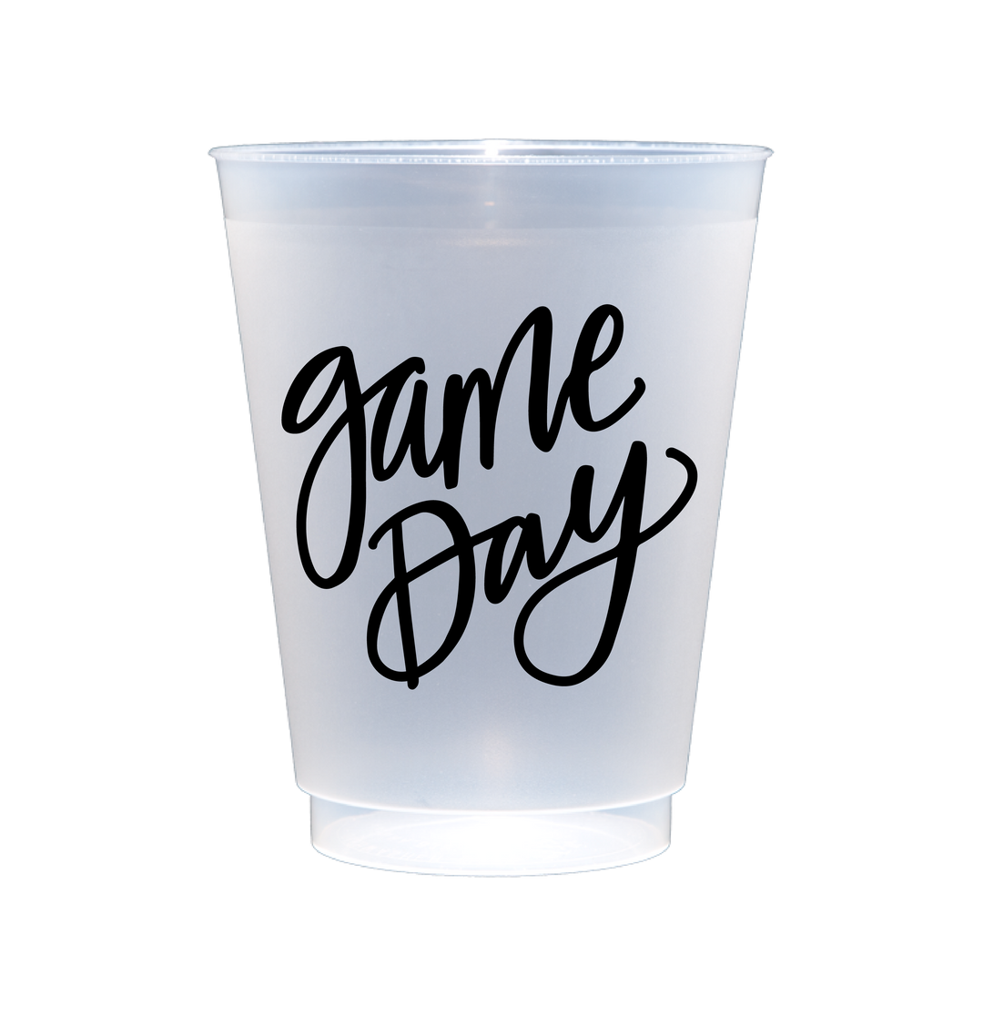 Game Day Tailgate Party Cup Set of 8