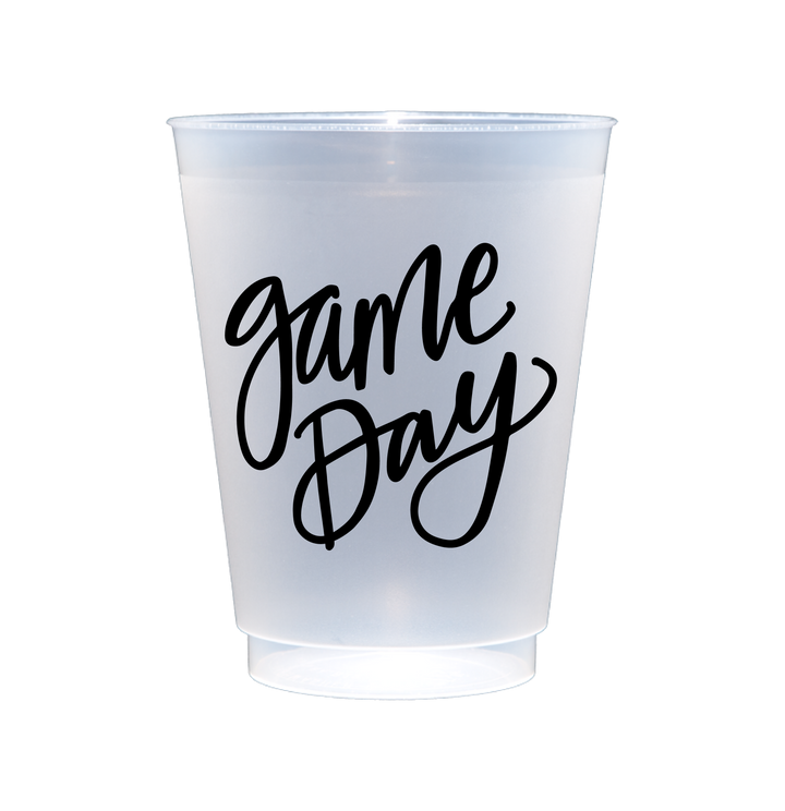 Game Day Tailgate Party Cup Set of 8