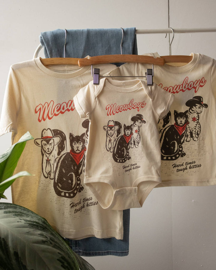 Meowboys Western Kids Tee