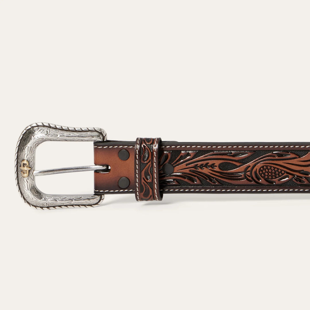 Stetson Tooled Belt – TYLER KINGSTON MERCANTILE - Main Image