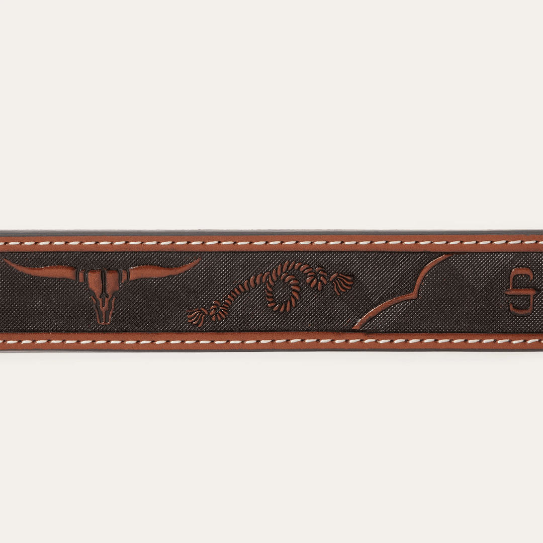 Stetson Western Icon Tooled Belt