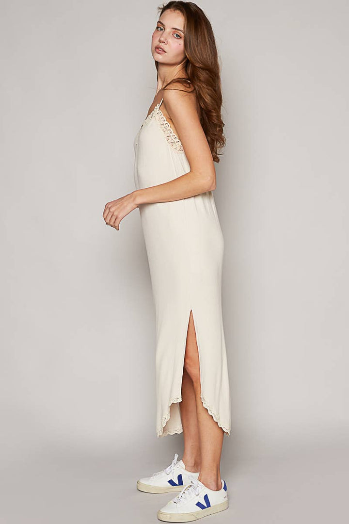 Ansley Lace Trim Dress