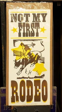 Not My First Rodeo Poster