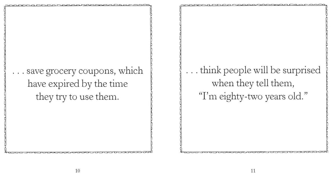 How Not to Become a Little Old Lady Mini Book
