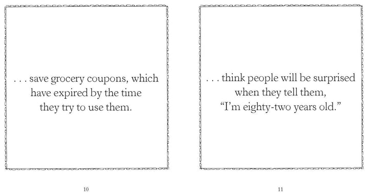 How Not to Become a Little Old Lady Mini Book