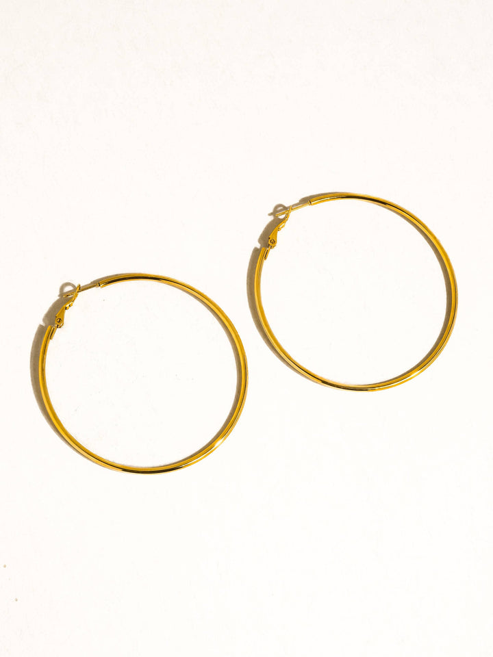 Eska Classic Thin Hoop Earring