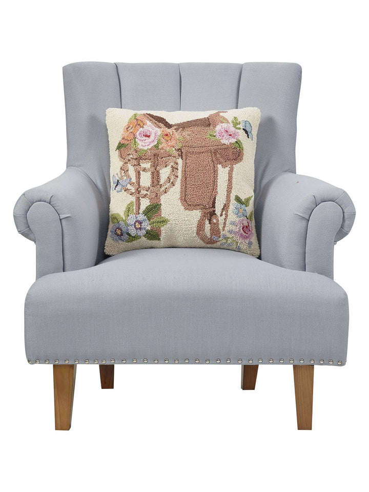 Cowboy Boots & Rose Pillow