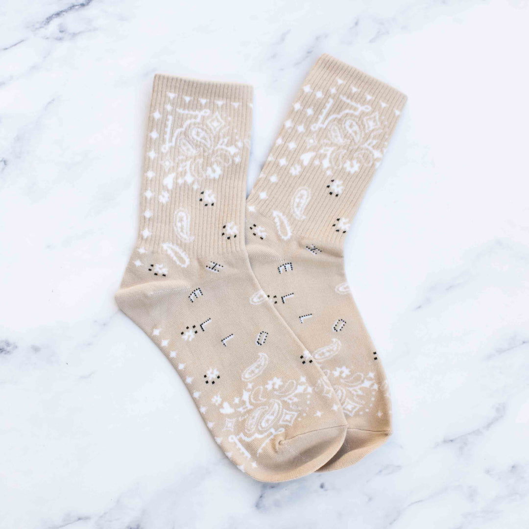 Bandana Crew Socks