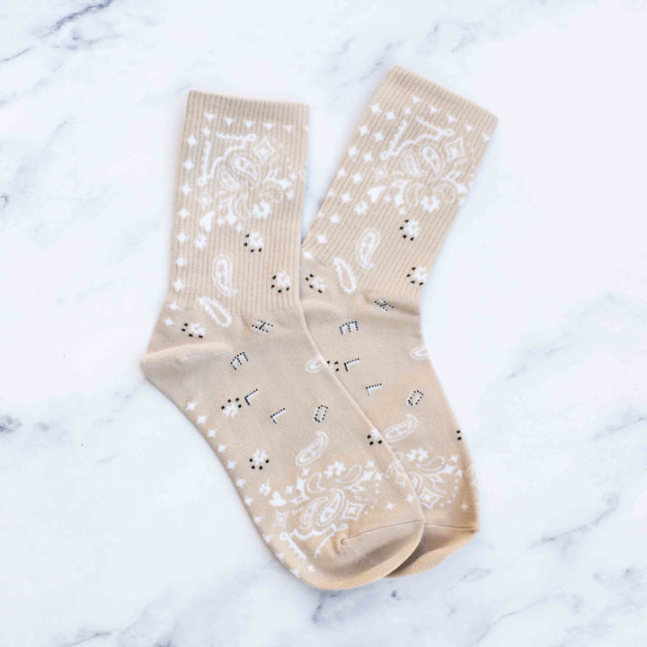 Bandana Crew Socks