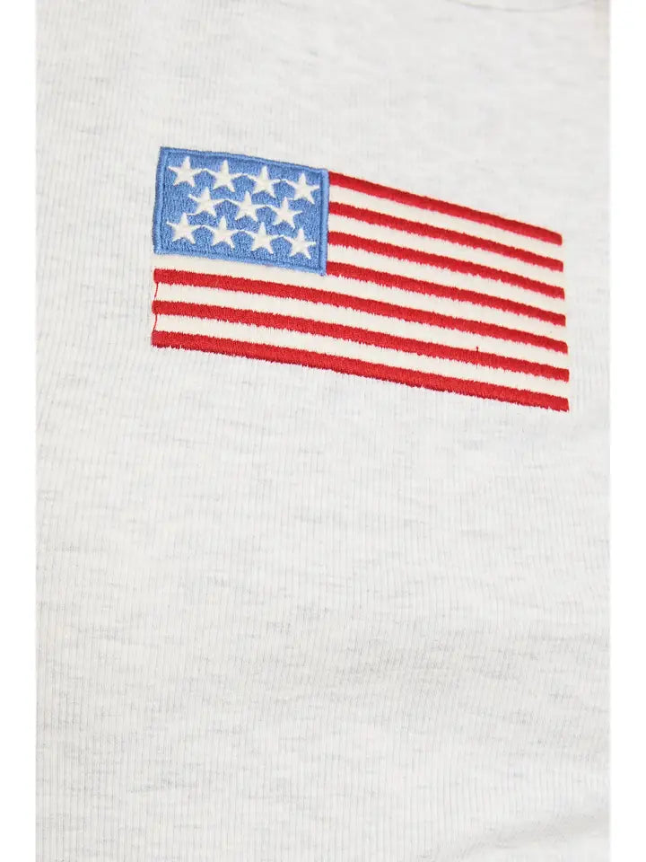 American Flag Short Sleeve Tee