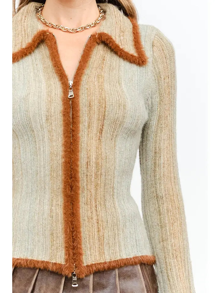 Jacquie Ombre Knit Top