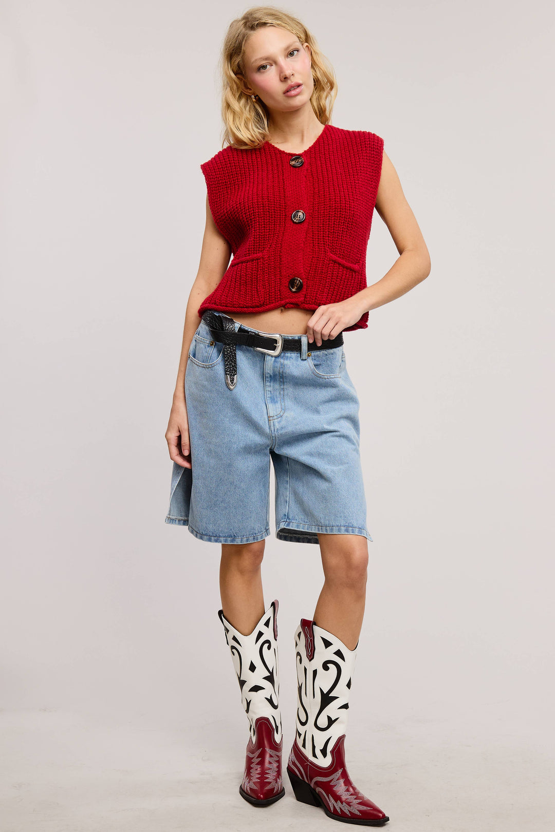 Vivi Sleeveless Sweater Vest