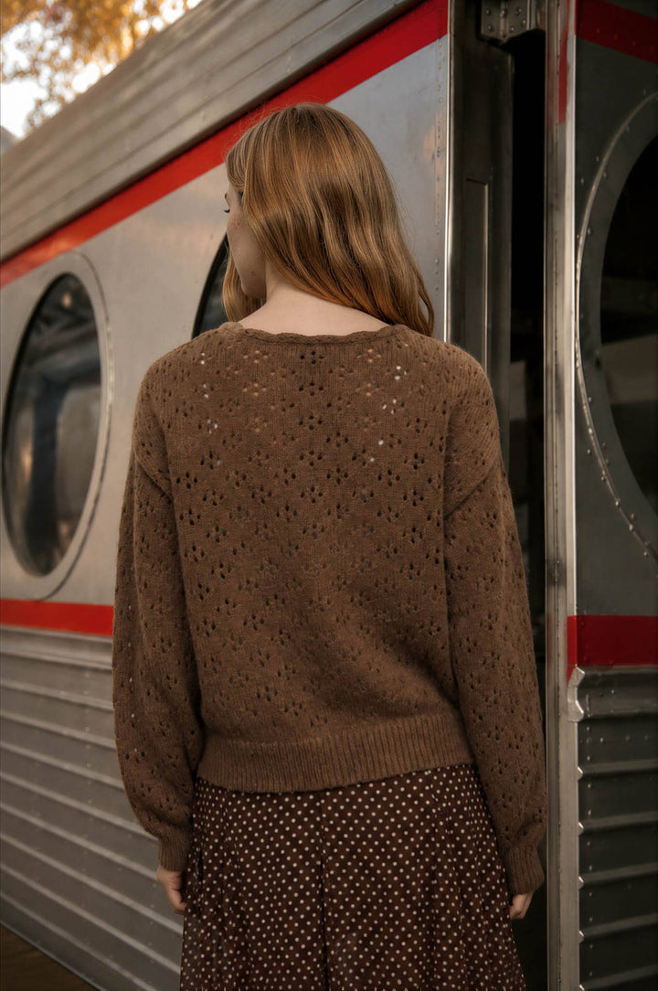 Mia Floral Crochet Cardigan