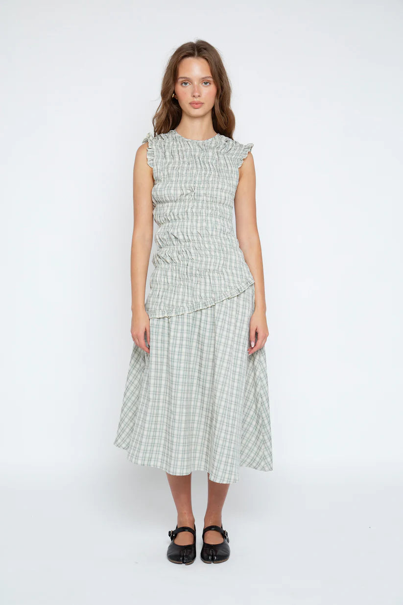 Vivi Smocked Midi Dress