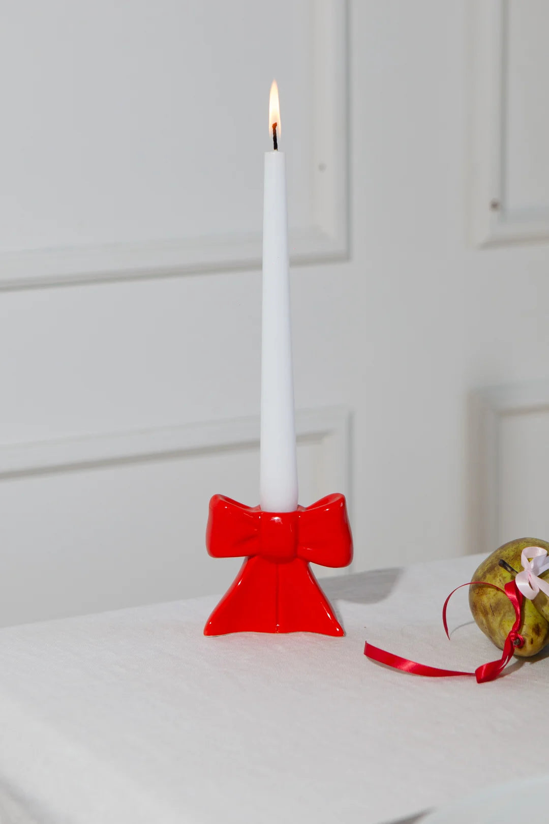 Small Bow Candle Holder