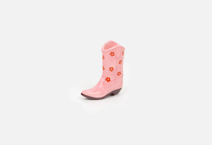 Pink Cowboy Boot Incense Holder