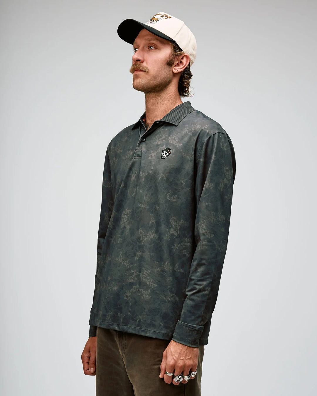 Tree Camo LS Polo