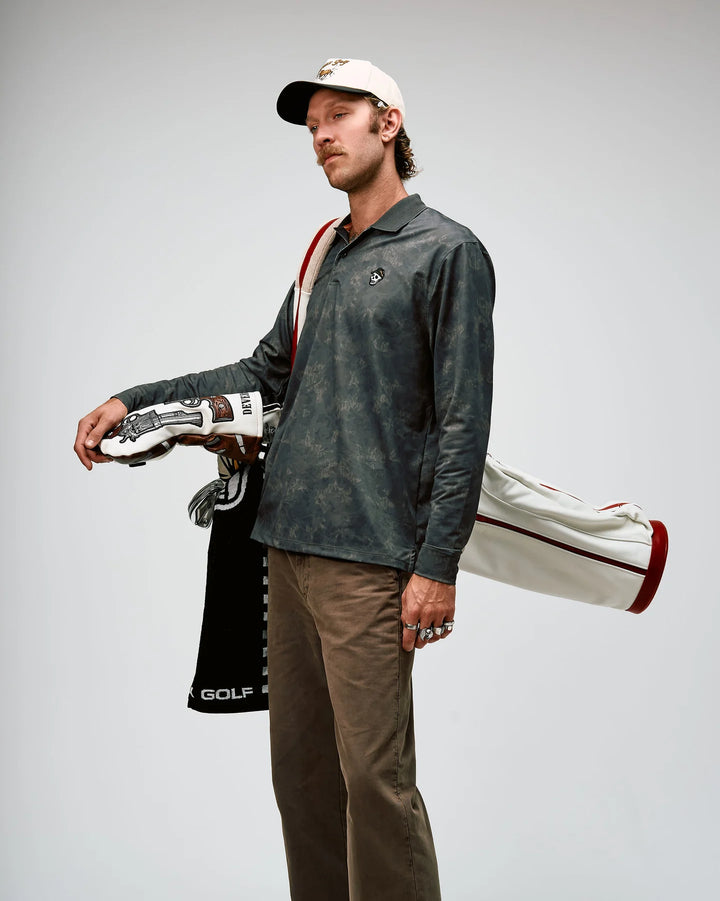 Tree Camo LS Polo
