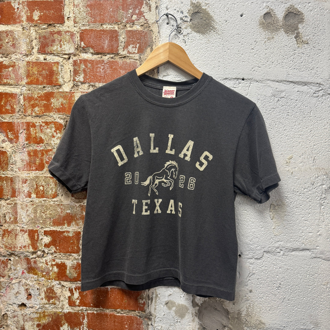 Dallas Bronco Cropped Tee