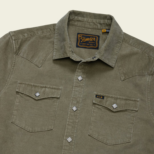 Banning Corduroy Snapshirt