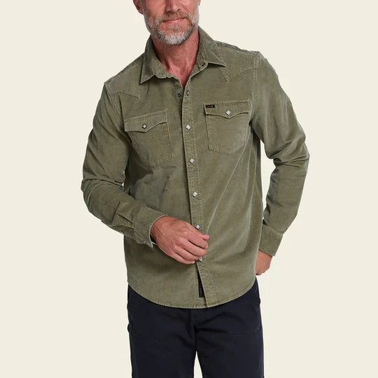 Banning Corduroy Snapshirt