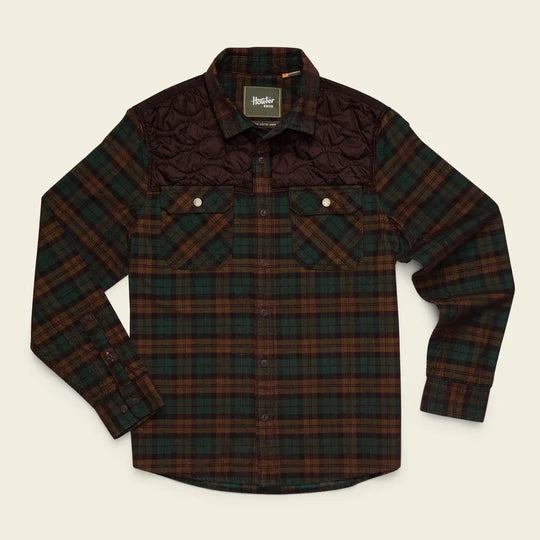 Quintana Quilted Shirt - Brock Plaid