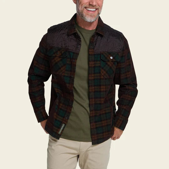 Quintana Quilted Shirt - Brock Plaid