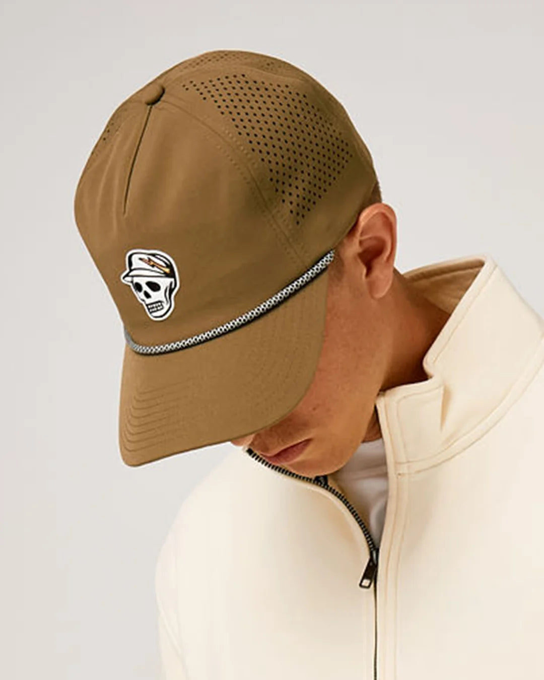 Skull Caddie Performance Rope Hat - Brindle