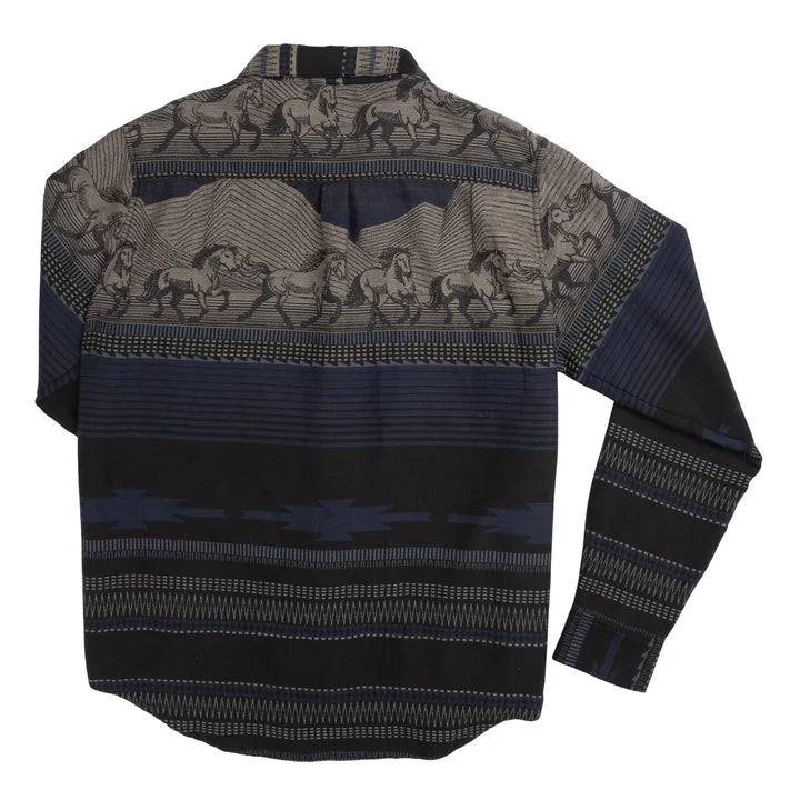 Boquillas Long Sleeve Teton Stripe Shirt