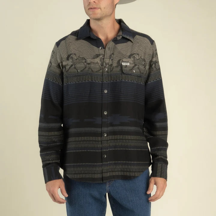 Boquillas Long Sleeve Teton Stripe Shirt