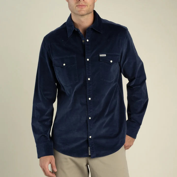 Wyatt Pearl Snap Corduroy Shirt