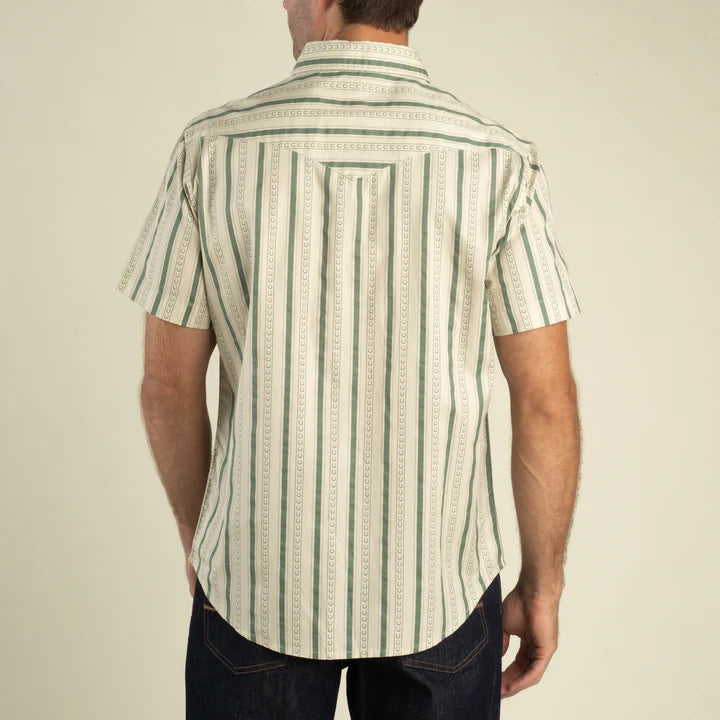 Wyatt Pearl Snap Horseshoe Stripe Shirt