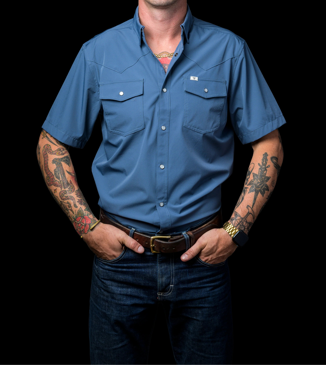 Core Short Sleeve Snap Shirt