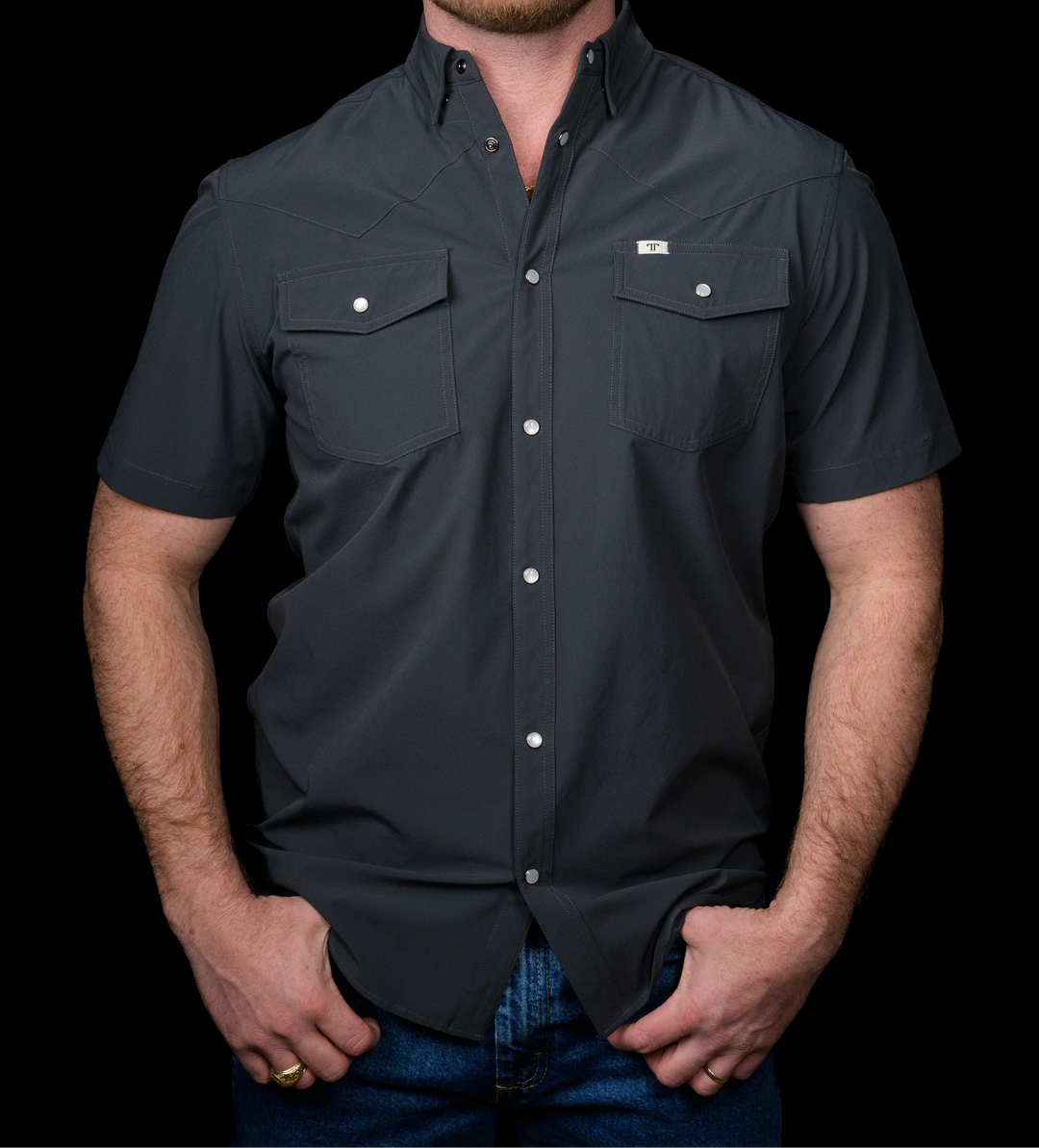 Core Short Sleeve Snap Shirt