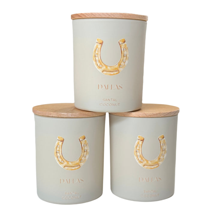 Dallas Horseshoe Mini Candle