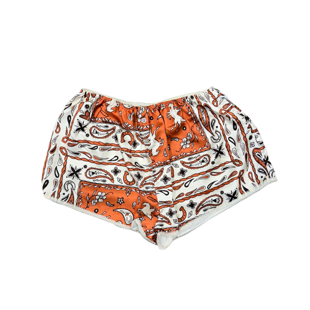 Cowgirl Paisley Shorts